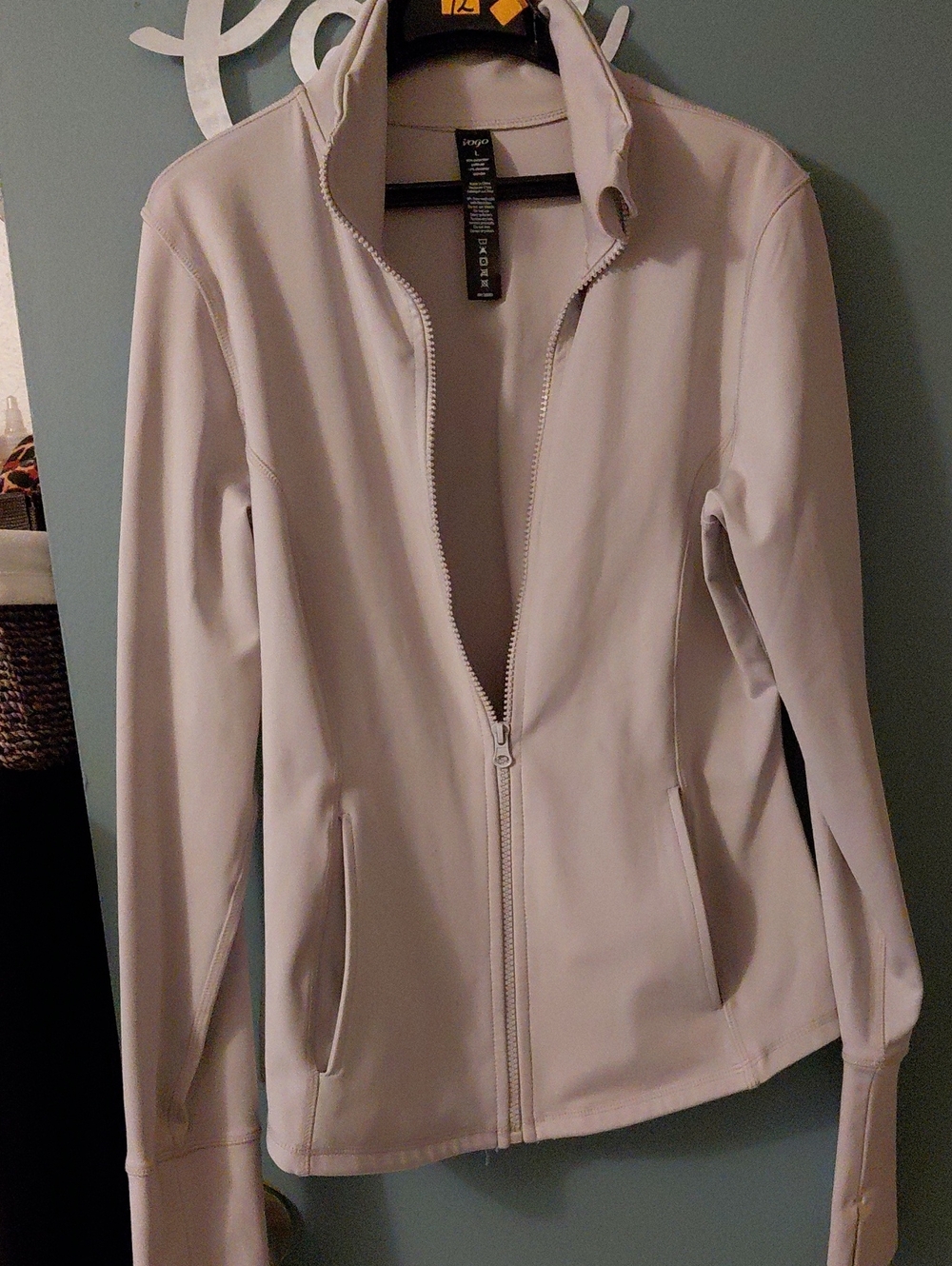 VOGO Athletica Light Gray Full-Zip Utility Jacket